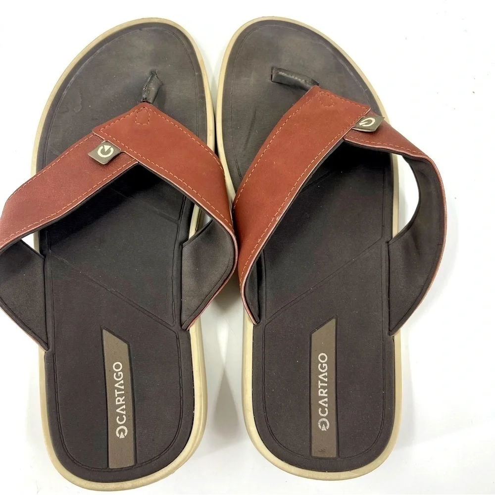 Cartigo Valencia‎ Leather flip flops
